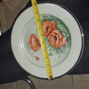 Monticello hand painted plate